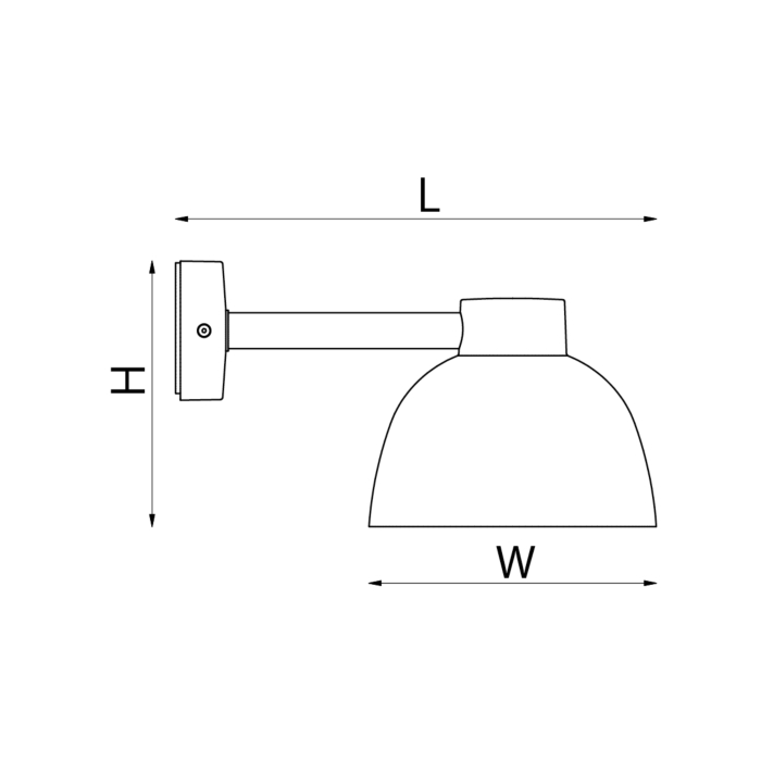 SG 623962 Herning Midi Zwart 13W/25W LED  3000/4000K Wit/Koel wit Ra 80