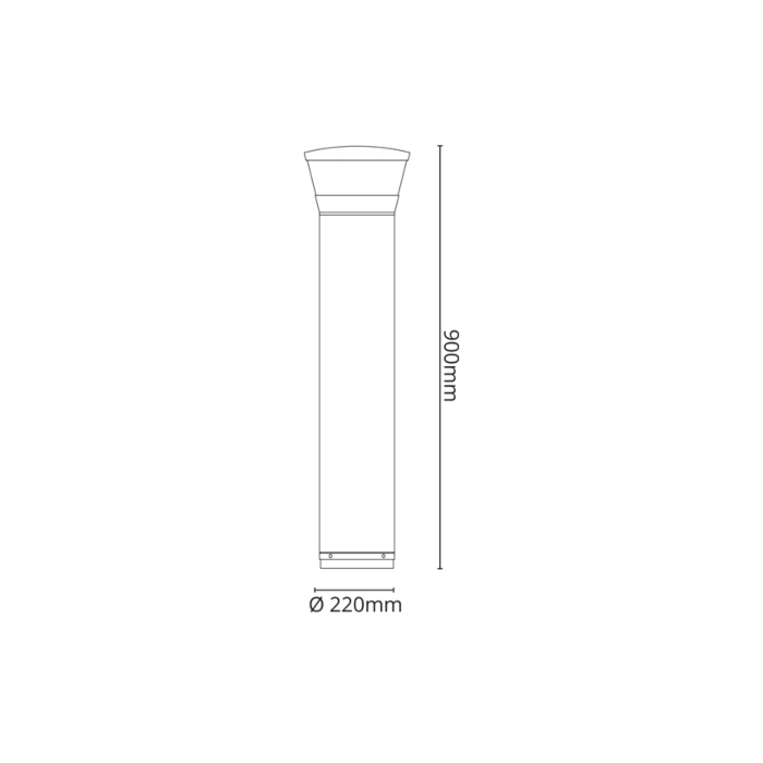 SG 8246096032 CircLED Sokkellamp Grijs 16W 740lm 3000K Wit Ra 98 Niet dimbaar