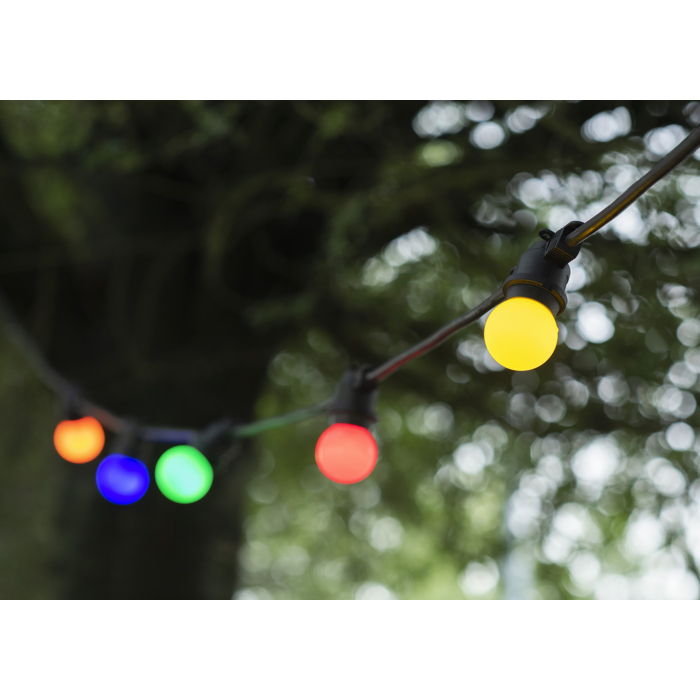 Bailey 8714681437537 Party Bulb 1W E27 5 kleuren Feest verlichting Multipack 5 stuks 
