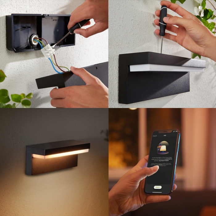 Philips 915005841701 Hue Outdoor Nyro Wandlamp