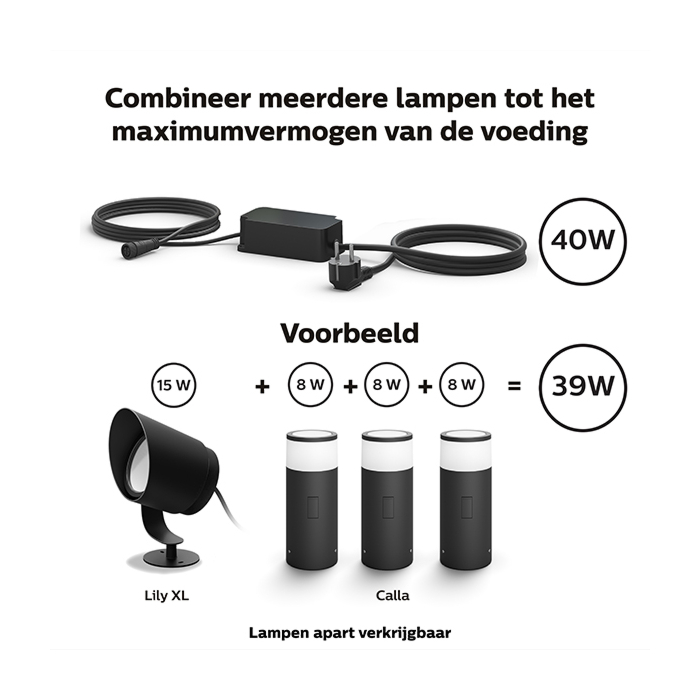 Philips 929003149201 Hue Outdoor Voedingskabel 40W