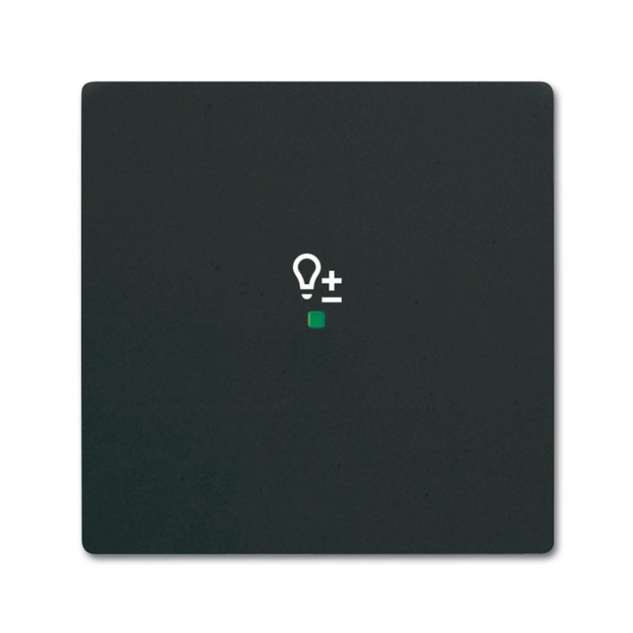 Busch-Jaeger 6234-10-885 Bedieningswip 1-voudig met symbool "Dimmer" Zwart mat