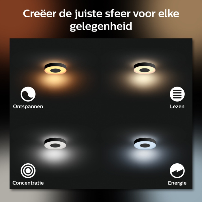 Philips 915005997801 Hue Xamento M Wit Plafondlamp White and Color Ambiance