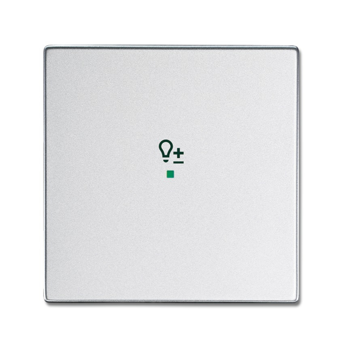 Busch-Jaeger 6234-10-83 Bedieningswip 1-voudig met symbool "Dimmer" Aluzilver