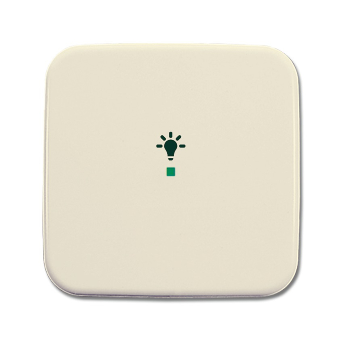 Busch Jaeger 6231-10-212 Bedieningswip 1-voudig, met symbool "Licht" Crème-wit