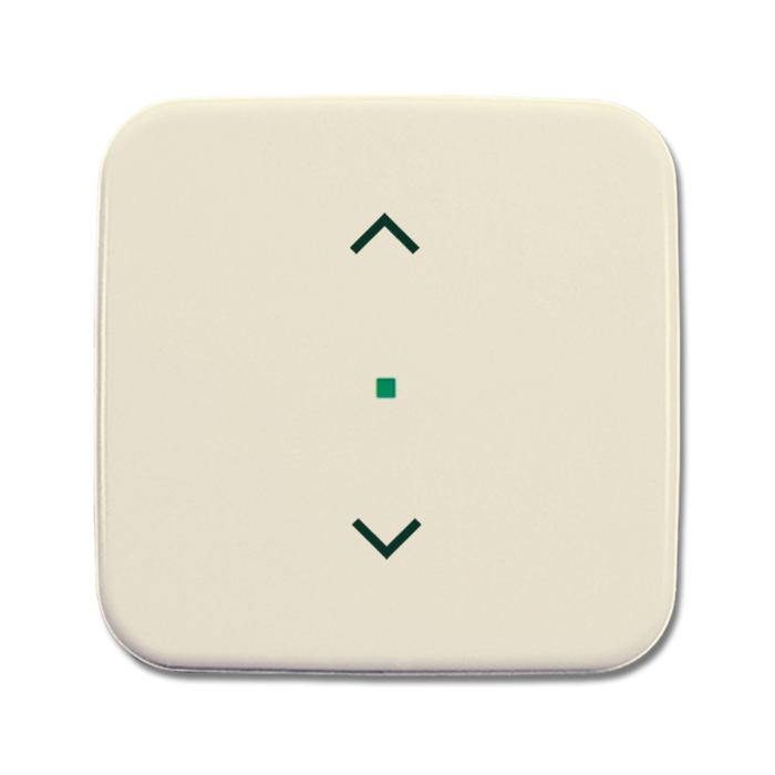 Busch-Jaeger 6232-10-212 Bedieningswip 1-voudig, met symbool "Jaloezie" Crème-wit