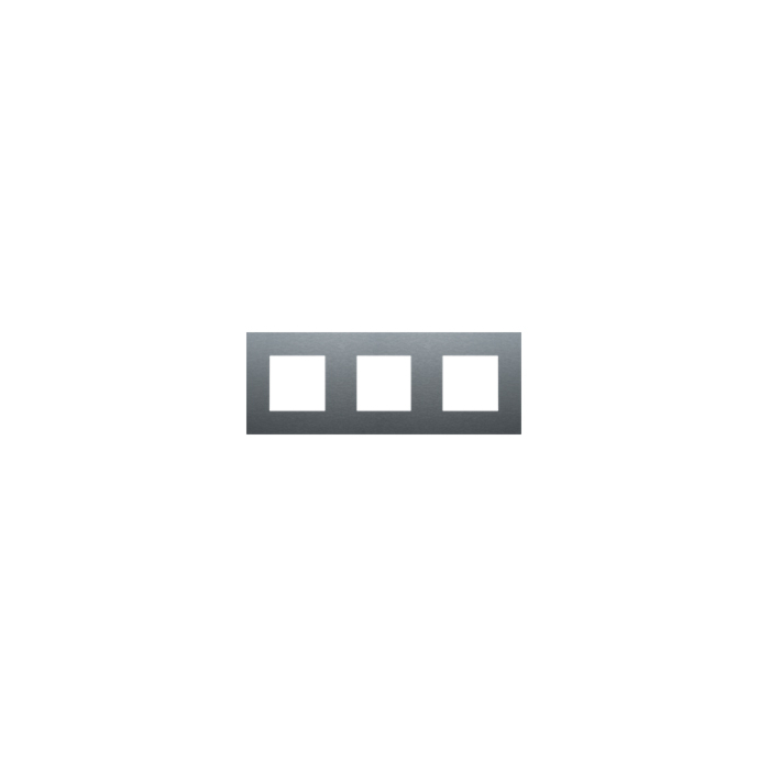 Niko 220-00060 tweevoudige toets voor het Hue systeem Alu Grey Coated