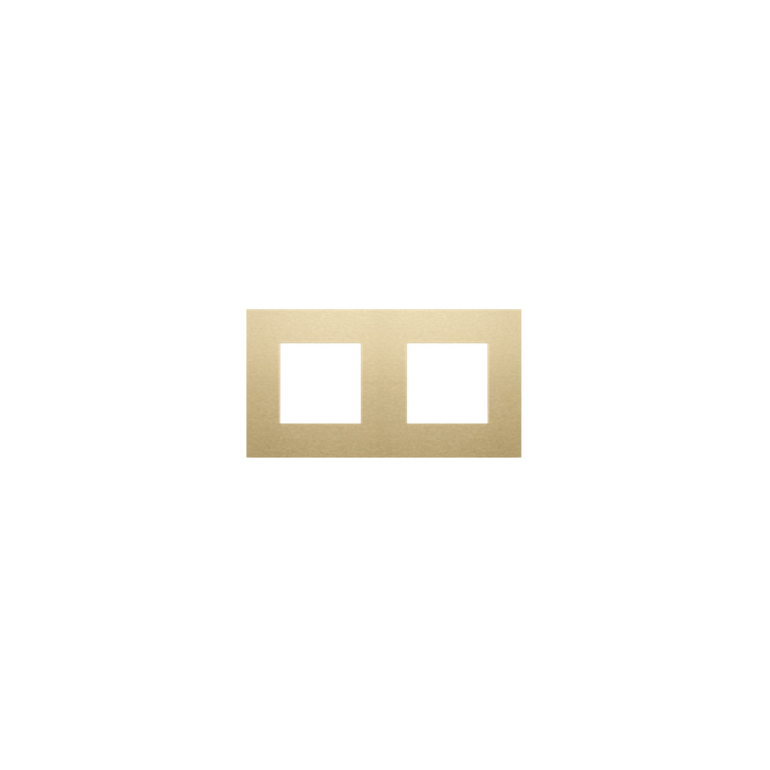 Niko 221-00060 tweevoudige toets voor het Hue systeem Alu Gold Coated