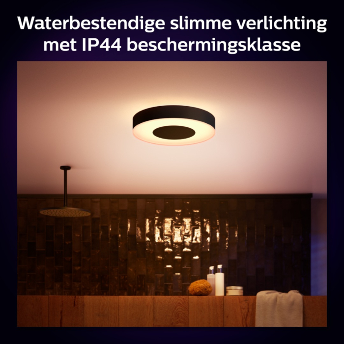 Philips 929003526301 Hue Xamento M Zwart Plafondlamp White and Color Ambiance