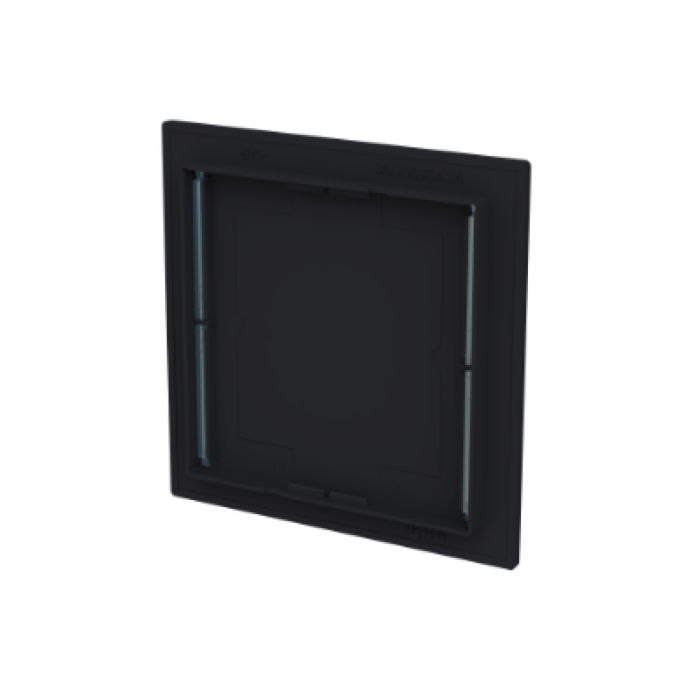 Busch Jaeger LFJT/A.2.70.11-45M Busch-art linear Afdekking 2-voudig wip voor keypad met symbool “dimmen" Zwart mat