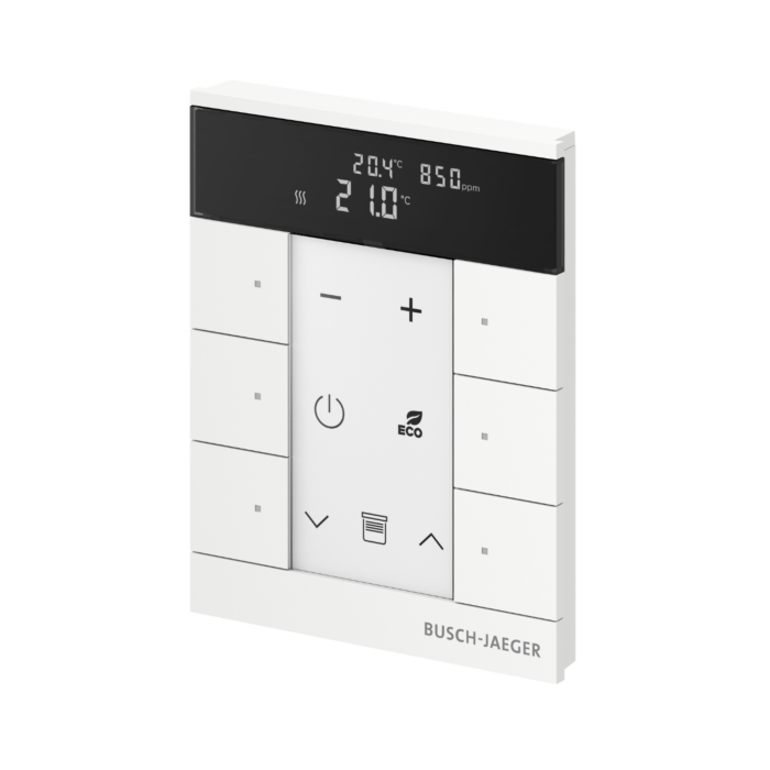 Busch Jaeger SBR-F-6.0.11-884 Free@home Tenton Thermostaat 6-voudig Studiowit mat