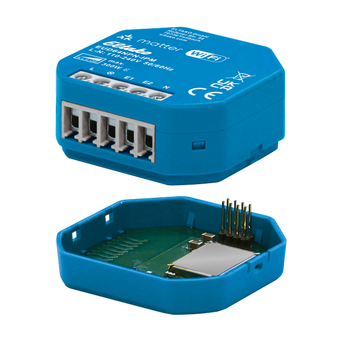 Eltako EUD64NPN-IPM Universele LED dimactor met IP Matter via Wi-Fi Met EnOcean plugin Tot 300W