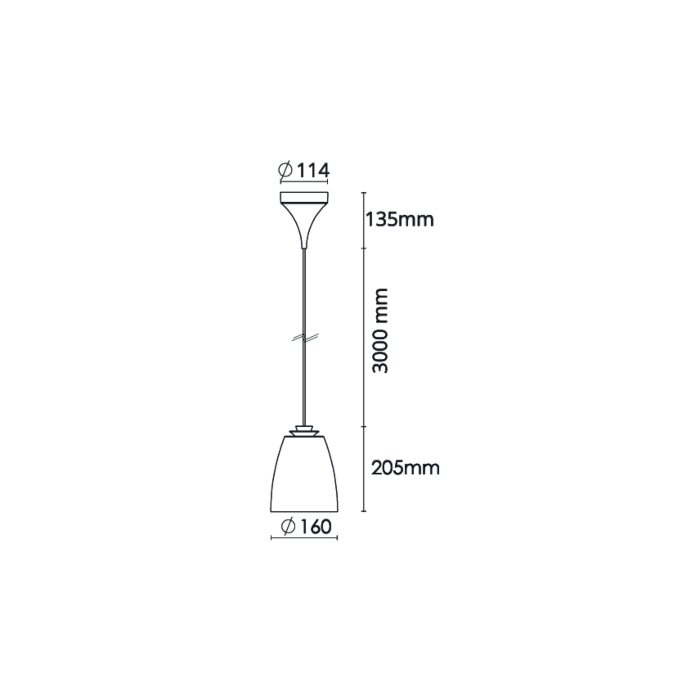 SG 312362 Bell Mini Zwart/Goud 5W LED 240lm 2700K Warm Wit Ra 90