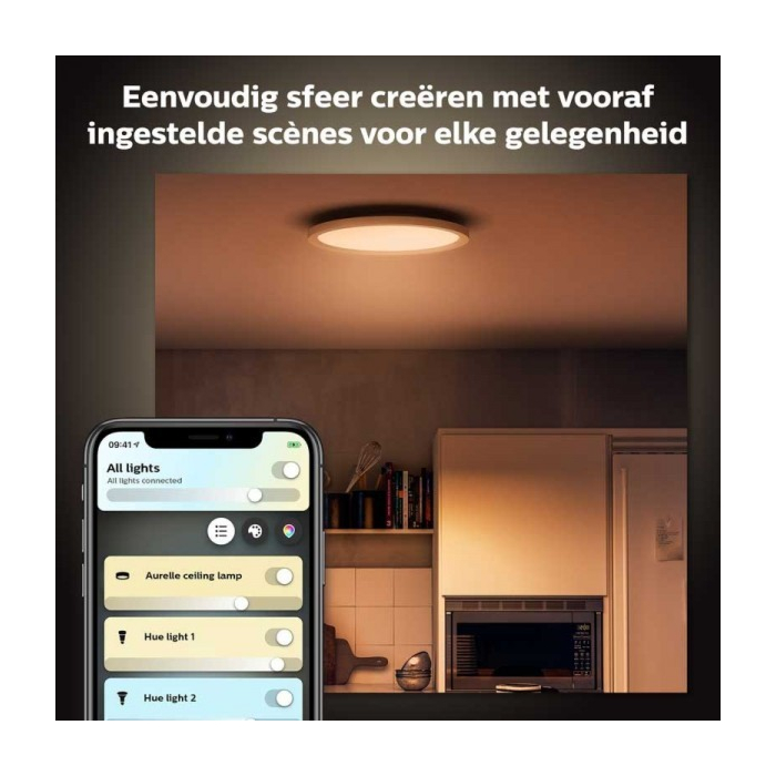 Philips 929003099302 Hue Aurelle Panel White Ambiance 395 21W 