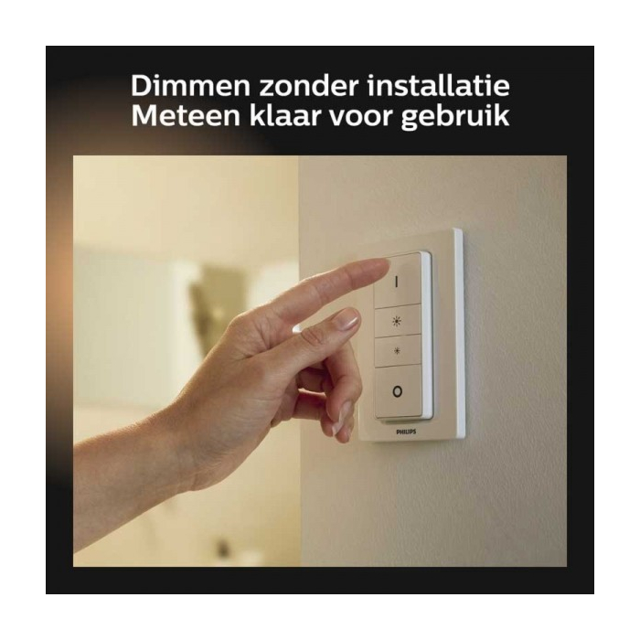 Philips 929003055101 Hue Being Plafondlamp White Ambiance Zwart inclusief DIM Switch