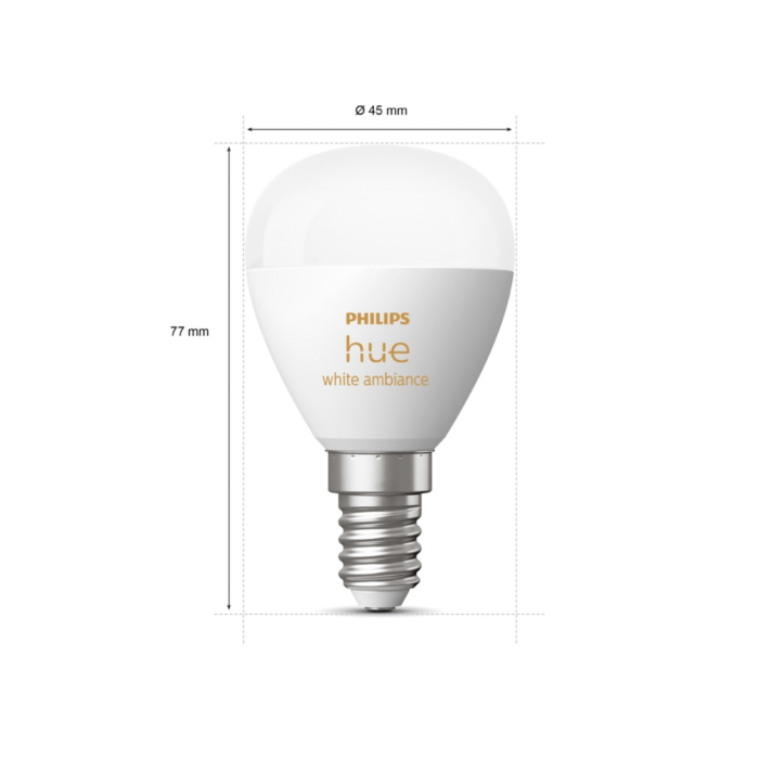 Philips 929003573701 Hue White Ambiance E14 Kogellamp (single pack)