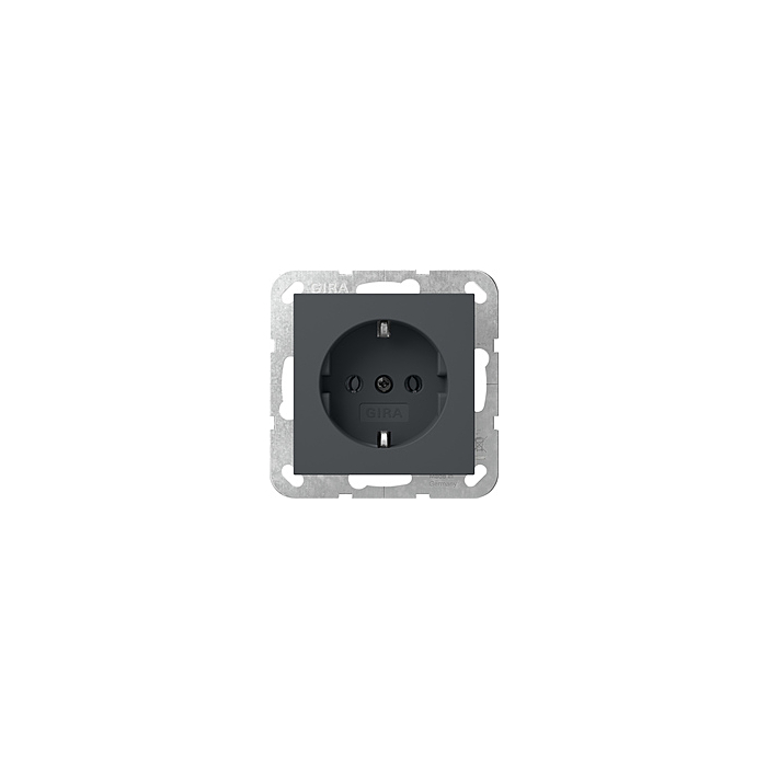 Gira 446628 Systeem 55 Wandcontactdoos met randaarde 16A 250V Antraciet 