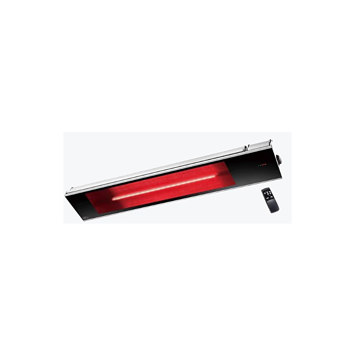 Frico 476817 Relax Glass Dimmer Infrarood 2200W Zwart Terrasverwarmer