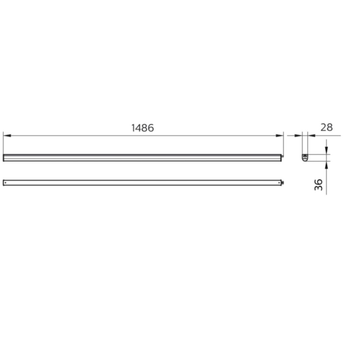 Philips 52793599 Ledinaire Batten BN021C 1500 24W 830
