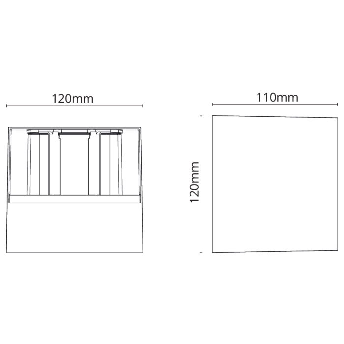 SG 641723 Artes Corten 8W 320lm 3000K Wit Ra 80