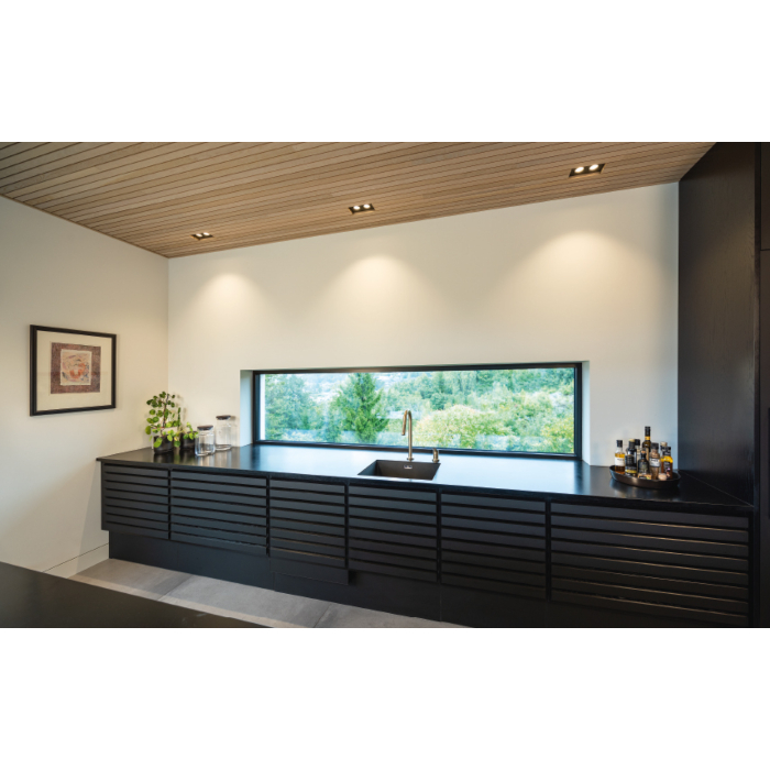 SG 902584 Junistar Lux Square Geborsteld Staal 580lm 2700K Warm Wit Ra 98