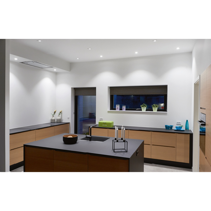 SG 902587 Junistar Lux Square Zwart 7W 580lm 2700K Warm wit Ra 98