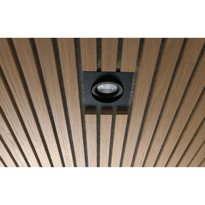 SG 902584 Junistar Lux Square Geborsteld Staal 580lm 2700K Warm Wit Ra 98
