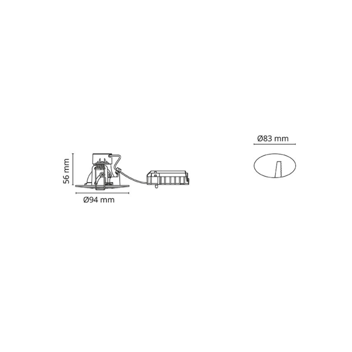 SG 912170 Jupiter TEK Wit 350lm 2700K Wit Ra 90