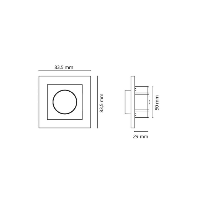 SG 820483 LEDDim Smart Color Controller 150W / Push Dim