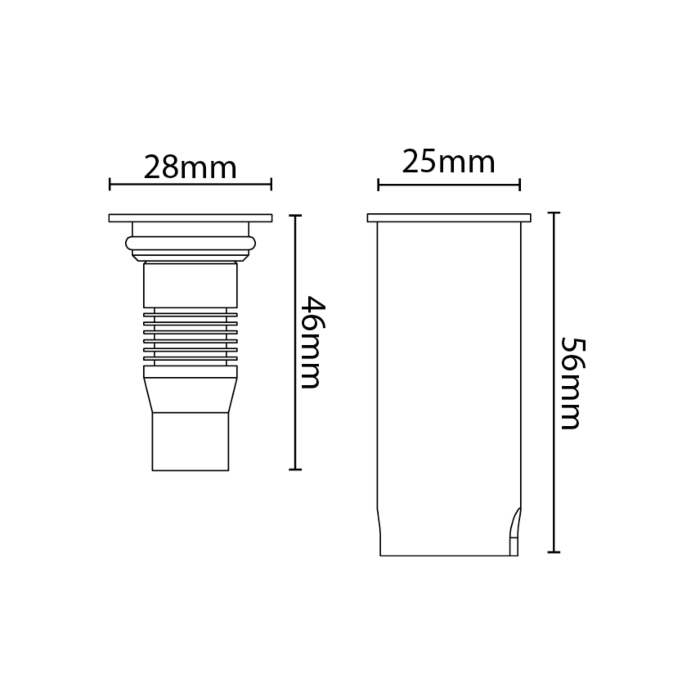 SG 630016 Luna Mini 1.5W LED 92lm 3000K Wit Ra 80 Dimbaar afhankelijk van driver