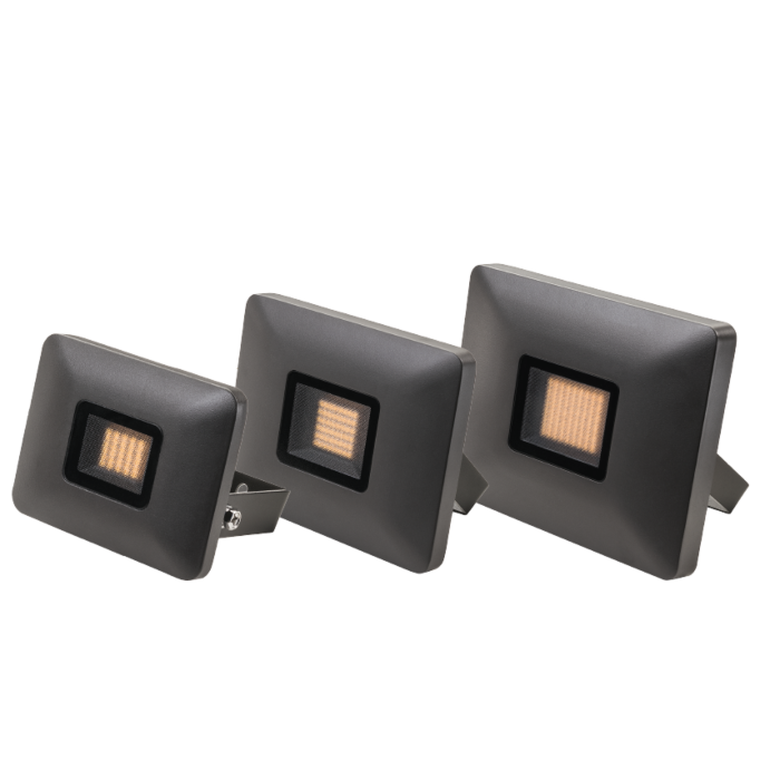 SG 630035 Flom Mini Grafiet 10W LED 1140lm 4000K Koel Wit PIR-Sensor Ra 80