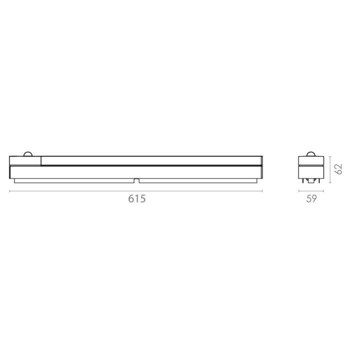 SG 111374 Prelude Square Wit 1530lm 2700K Warm Wit Ra 90 PIR Sensor