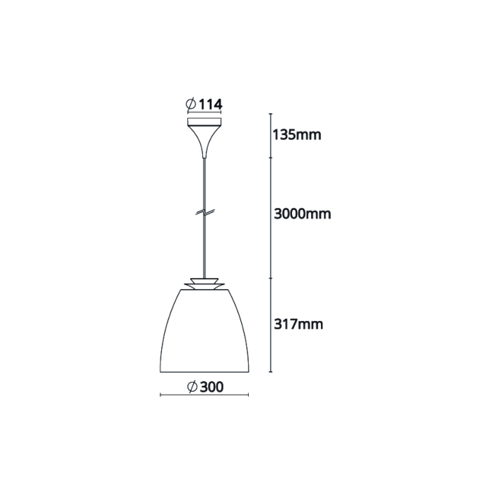 SG 312367 Bell Maxi Zwart/Wit 15W LED 840lm 2700K Warm Wit Ra 90