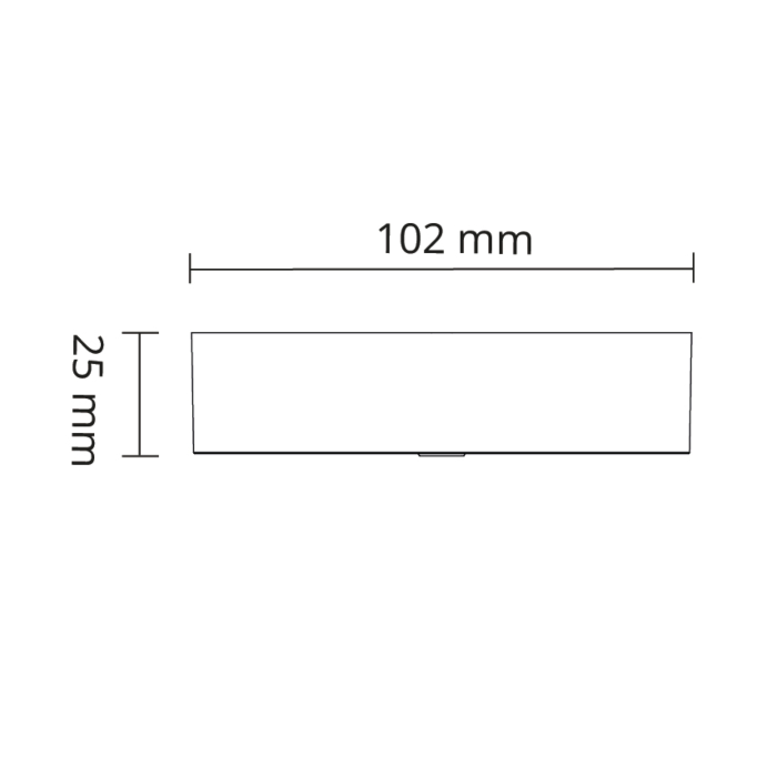 SG 314332 Tube Eco Pendel Wit Ronde Plafondaansluittingsdoos 