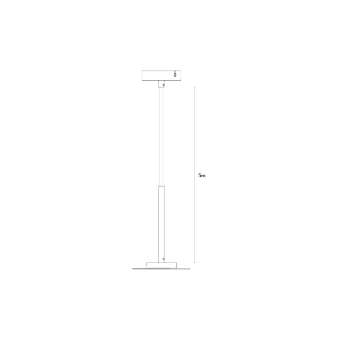 SG 606094 Disc/Frosta Wit Pendel set Aluminium