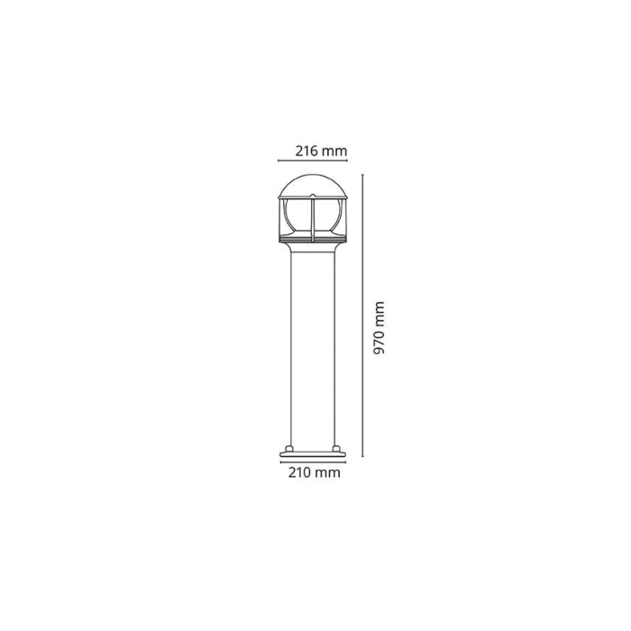 SG 623736 Opus Grafiet Opaal 10W 580lm 3000K Wit Ra 80 