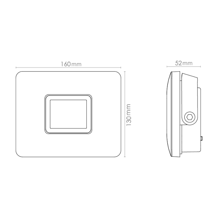 SG 630020 Flom Midi Grafiet 23W LED 2610lm 3000K Wit Niet dimbaar Ra 80
