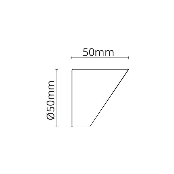 SG 630027 Grafiet Mini Zonneklep Aluminium