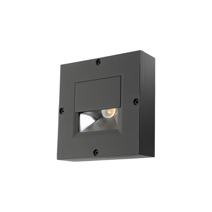 SG 923126 Callisto Square Grafiet 3W LED 130lm 2700K Warm Wit Ra 80 