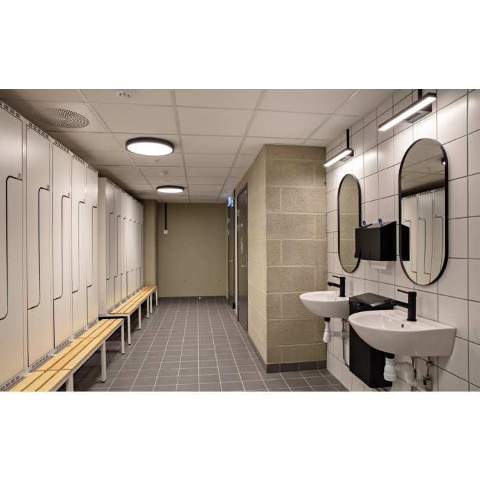 SG 606095 Disc/Frosta Zwart Pendel set Aluminium