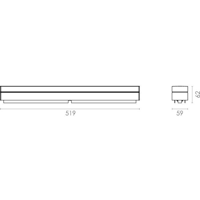 SG 111393 Prelude Square Wit 1400lm 2000-4000K Ra 80 Tunable White LEDDim