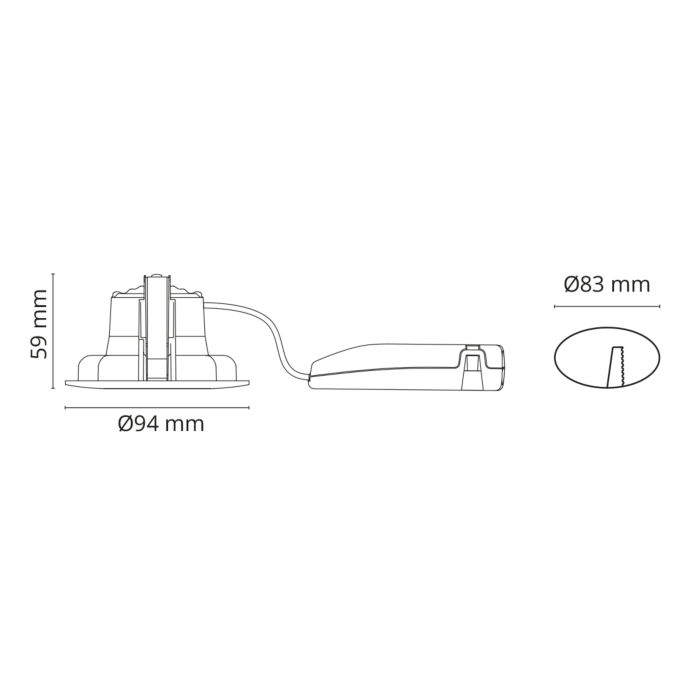 SG 905254 Junistar Bio Zwart 490lm 3000K Wit Ra 90 (8 stuks)