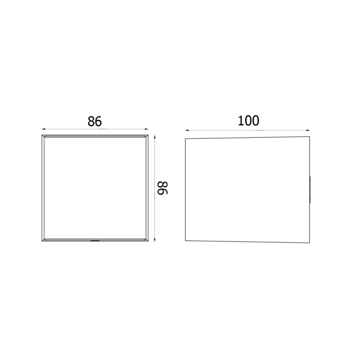 SG 641746 Artes Mini Zwart 8W 2700K Warm Wit Ra 80