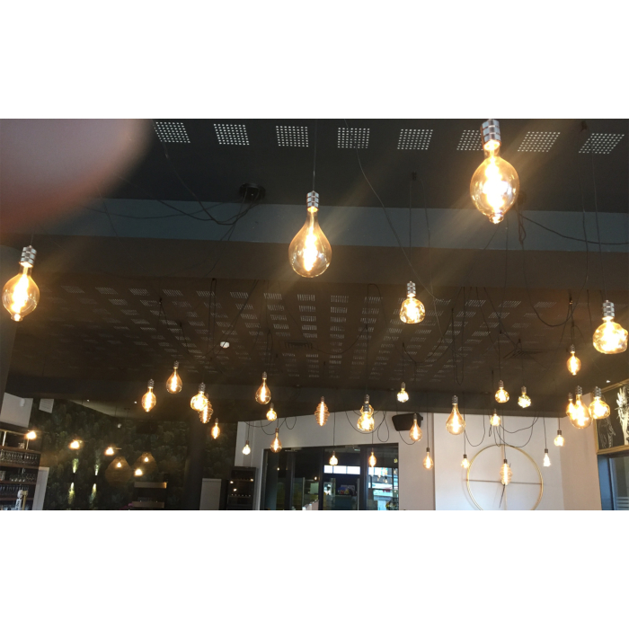 Bailey 8714681394151 LED Filament Big Mami E27 3-28W E27 Gold Dimbaar