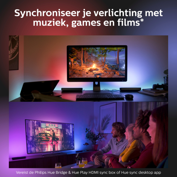 Philips 915005734601 Hue Play Wit White and Color Double Pack