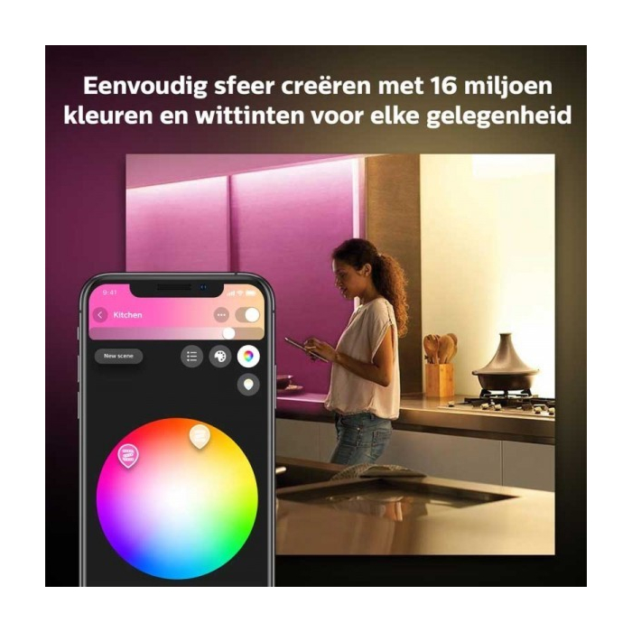 Philips 929002269201 Hue white and Color ambiance Lightstrip Plus (extension)