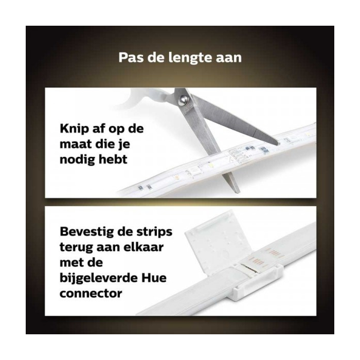 Philips 929002269201 Hue white and Color ambiance Lightstrip Plus (extension)