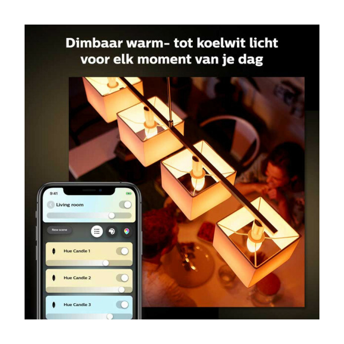 Philips 929002294404 Hue White Ambiance E14 (Duopack)