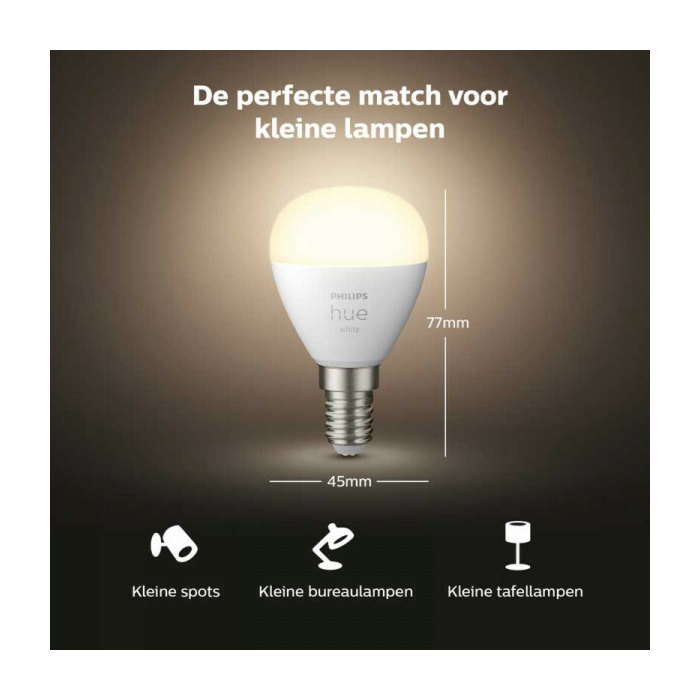 Philips 929002440603 Hue White E14 Kogellamp (single pack)