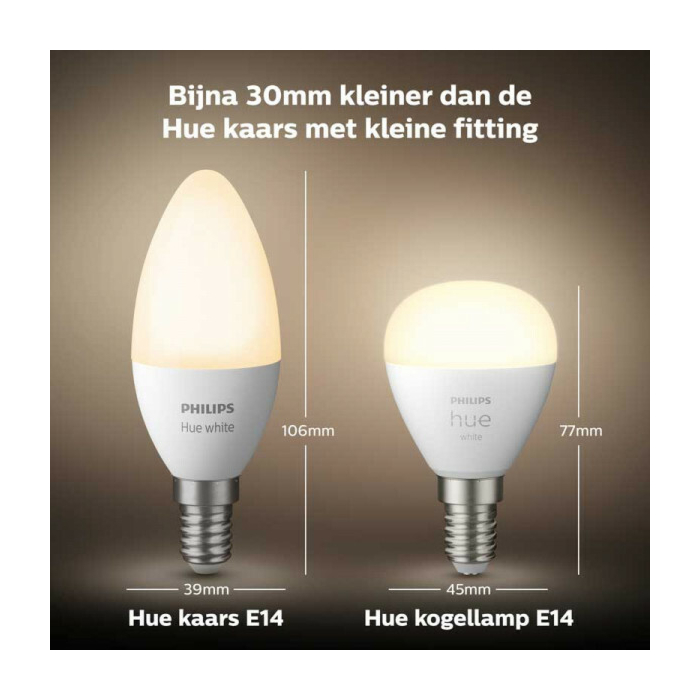 Philips 929002440603 Hue White E14 Kogellamp (single pack)
